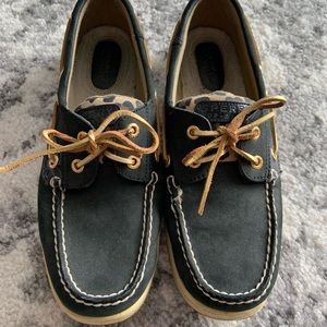 Sperry Cheetah Print Boat Shoes